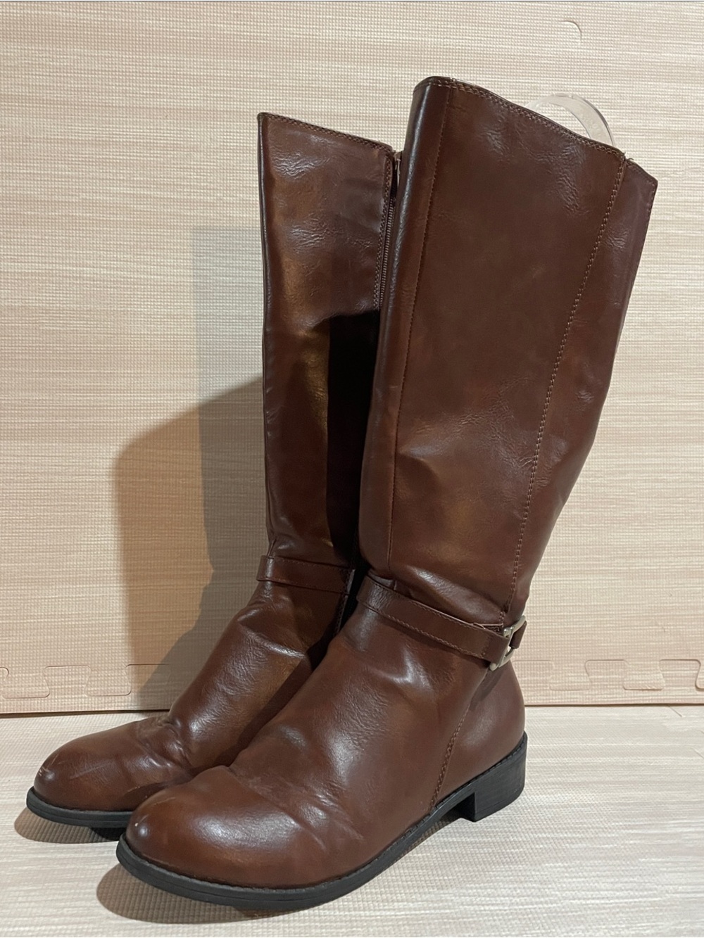 Life Stride Women's Tall Brown Riding Boots